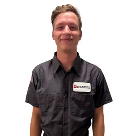 Jared Wolfe, electrician at Moir Electric